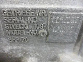 8HP70,1087010047 , CW937000ED АКПП Jaguar XF 250 Арт 00271389, вид 5
