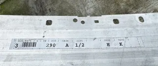 A2046205824 Усилитель бампера Mercedes CLK W209 Арт AL15094023252, вид 2