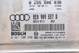 8E0909557R 0261208690 Блок управления двигателем Audi A4 B7 Арт e823528, вид 2