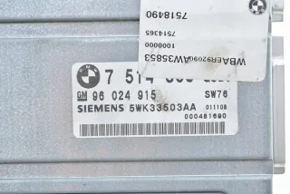 7514365 96024915 5WK33503AA Блок управления двигателем BMW 5 E39 Арт e831544, вид 2