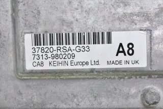37820-RSA-G33 7313-980209 Блок управления двигателем Honda Civic 8 Арт e842562, вид 3