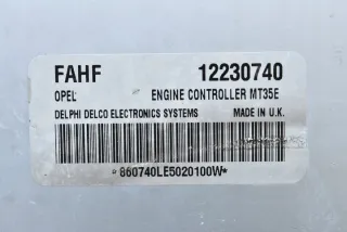 12230740 Блок управления двигателем Opel Astra H Арт e858832, вид 2