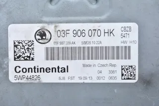 03F906070HK 5WP44826 Блок управления двигателем Skoda Fabia 2 Арт e875817, вид 3