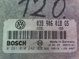 0281010242 Блок управления двигателем Volkswagen Golf 4 Арт e880876, вид 2