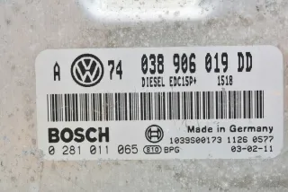 038906019DD 0281011065 Блок управления двигателем Volkswagen Golf 4 Арт e880911, вид 2