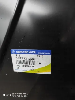  Крыло переднее правое SsangYong Rodius 2 Арт e972030, вид 4
