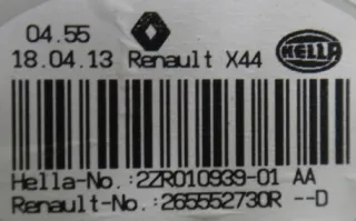  Фонарь задний левый Renault Twingo 2 Арт e1079636, вид 2