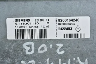 S118301110B 8200164240 Блок управления двигателем Renault Scenic 1 Арт e2000462, вид 3