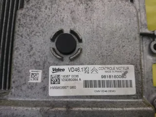 9818160080 Блок управления двигателем Peugeot 308 2 Арт e2943658, вид 2