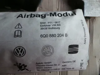 6Q0909601C Подушка безопасности Skoda Fabia 1 Арт e2944277, вид 3
