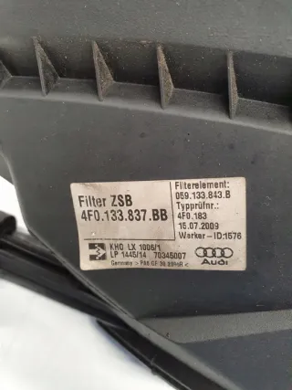 4F0133837BB Корпус воздушного фильтра Audi A6 C6 (S6,RS6) Арт e3135857, вид 4