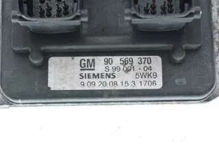 90569370 5WK91706 Блок управления двигателем Opel Vectra B Арт e3539870, вид 3
