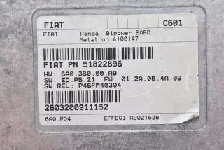 51822896 Блок управления двигателем Fiat Panda 2 Арт e3884064, вид 3