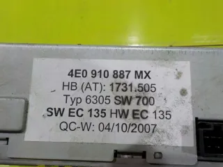 4E0910887MX 4E0910887Q Блок навигации Audi A6 C6 (S6,RS6) Арт e4143351, вид 3