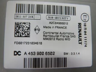 A4539006502 Блок навигации Smart Forfour 2 Арт e4156653, вид 2