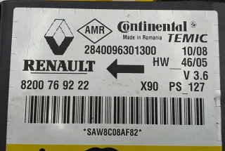 8200769222 Блок AirBag Dacia Logan 1 Арт e4226094, вид 3
