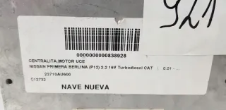 23710AU600 275800-1362 5800-1364T 5800-136 Блок управления двигателем Nissan Primera 12 Арт e4817312, вид 3