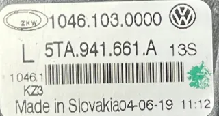 5TA941661A 5TA941661 Фара противотуманная левая Volkswagen Touran 2 Арт e5468971, вид 4