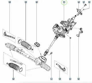 488103594R--B Рулевая колонка Renault Clio 4 Арт e5489576, вид 6