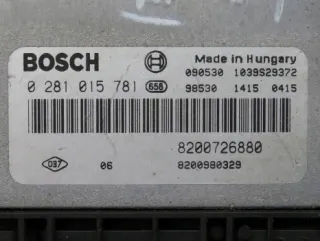 0281015781 Блок управления двигателем Renault Laguna 3 Арт e5876060, вид 2