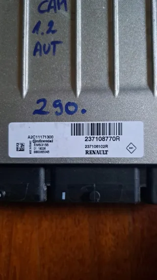 237108770R 237108770r Блок управления двигателем Renault Captur Арт e5913420, вид 2