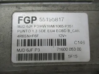 55195817 Блок управления двигателем Fiat Punto 2 Арт e5930052, вид 4