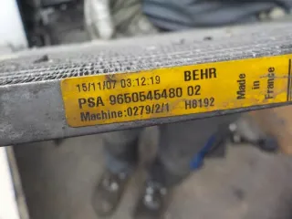 9650545480 Радиатор кондиционера Citroen C4 1 Арт e6248599, вид 2