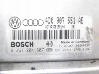 4D0907551AE 0261204807 Блок управления двигателем Audi A6 C5 (S6,RS6) Арт e6303758, вид 3