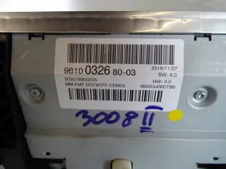 9810032680 Блок навигации Peugeot 3008 2 Арт e6677022, вид 3