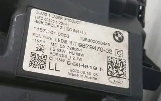 9879479 Фара левая BMW 5 G30/G31 Арт e6725089, вид 8