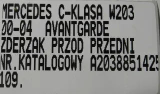 A2038851425 Бампер передний Mercedes C W203 Арт e6988698, вид 12