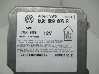 6Q0909605B 5WK42869 Блок AirBag Volkswagen Passat B5 Арт e7028308, вид 4