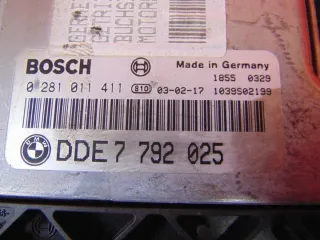 7792025 0281011411 Блок управления двигателем BMW 3 E46 Арт e7187645, вид 2
