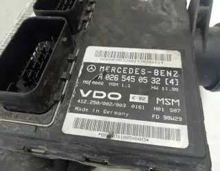 A1661402100 A0265450532 Блок управления двигателем Mercedes A W168 Арт e7195535, вид 4