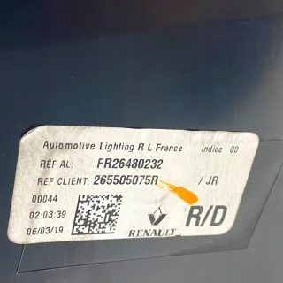 265505075R Фонарь задний правый Renault Talisman 1 Арт e7224272, вид 12