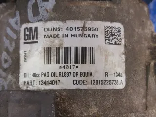 13414017 A17DTR Компрессор кондиционера Opel Astra J Арт e7365024, вид 8