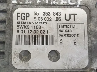 55353843 Блок управления двигателем Opel Signum Арт e7509788, вид 2