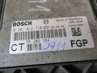 0281012710 55202384 Блок управления двигателем Opel Astra H Арт e7532917, вид 2