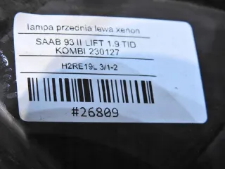 12770143 1EL009606-05 Фара левая Saab 9-3 2 Арт e7605815, вид 7