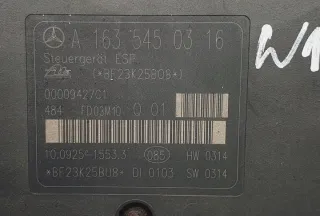 A1635450316 00009427C1 Блок ABS Mercedes ML W163 Арт e7629466, вид 5