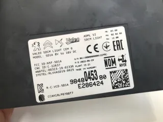 9848045380 E286424 Блок управления (другие) Opel Corsa E Арт e7813635, вид 2