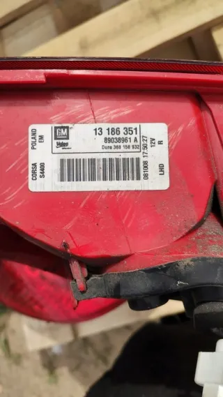 13186351 Фонарь задний правый Opel Corsa D Арт e7821911, вид 2