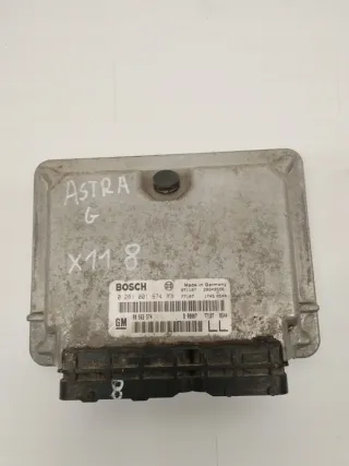 0281001674 90562574 Блок управления двигателем Opel Astra G Арт e7994524, вид 1