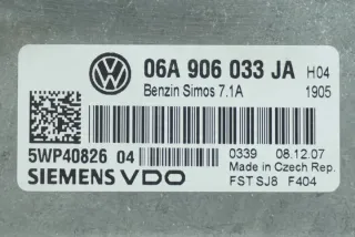 06A906033JA 5WP40826 Блок управления двигателем Volkswagen Golf 6 Арт e8056687, вид 2