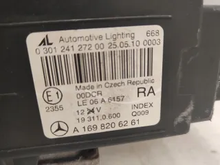 A1698206261 130732908801 030124127200 Фара правая Mercedes A W169 Арт e8314462, вид 6
