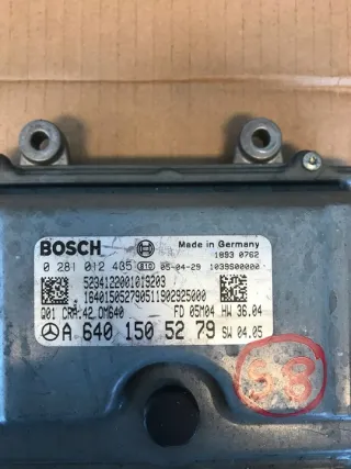 A6401505279 0281011988 Блок управления двигателем Mercedes A W169 Арт e8410322, вид 2