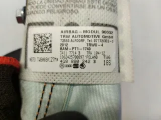 4G8880242B Подушка безопасности Audi A6 C7 (S6,RS6) Арт e8435263, вид 3