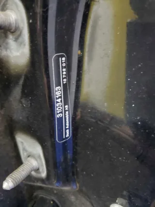  12792018 Дверь задняя правая Saab 9-3 2 Арт e8449878, вид 8