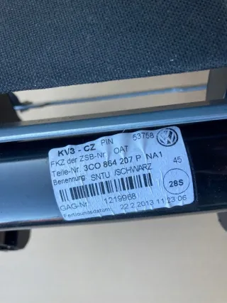 3C0864207P Подлокотник Volkswagen Passat B7 Арт e8458610, вид 3