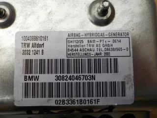 30824046703N Подушка безопасности BMW 7 E65/E66 Арт e8540475, вид 3